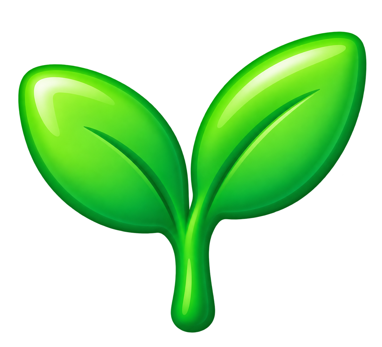 Green plant sprout